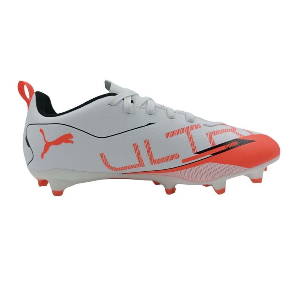 Puma Childrens/Kids Ultra 5 Play Soccer Cleats / White